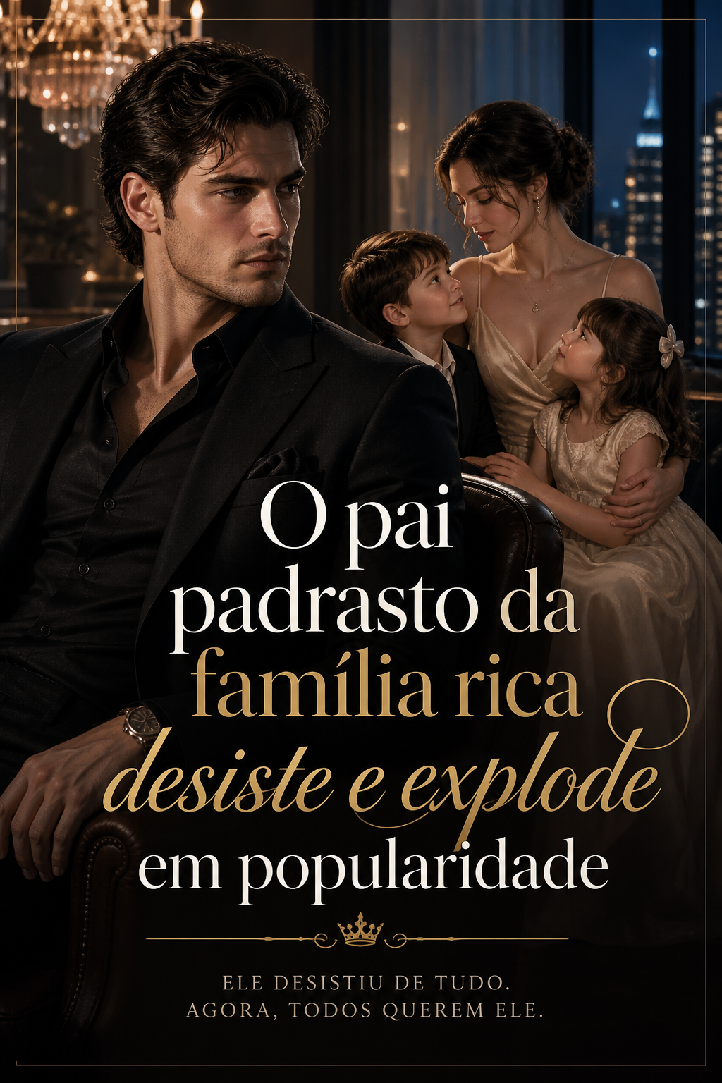 O pai padrasto da família rica desiste e explode em popularidade